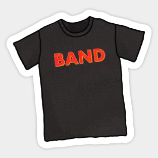 Band tshirt Sticker